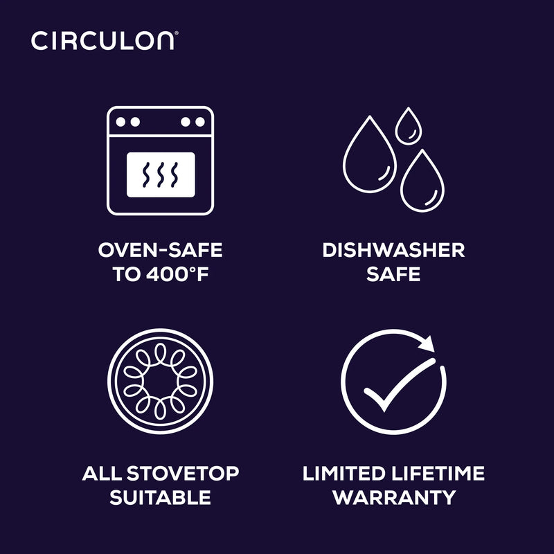 Circulon Scratch Defense A1 Series Nonstick Saute Pan with Lid ,28cm