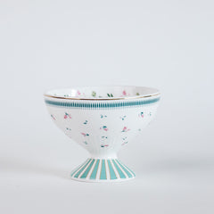 Magique by The Wishing Chair x Clay Craft, Portrait of a Rose Ice Cream Bowls Set of 4, 160 ml (T01)