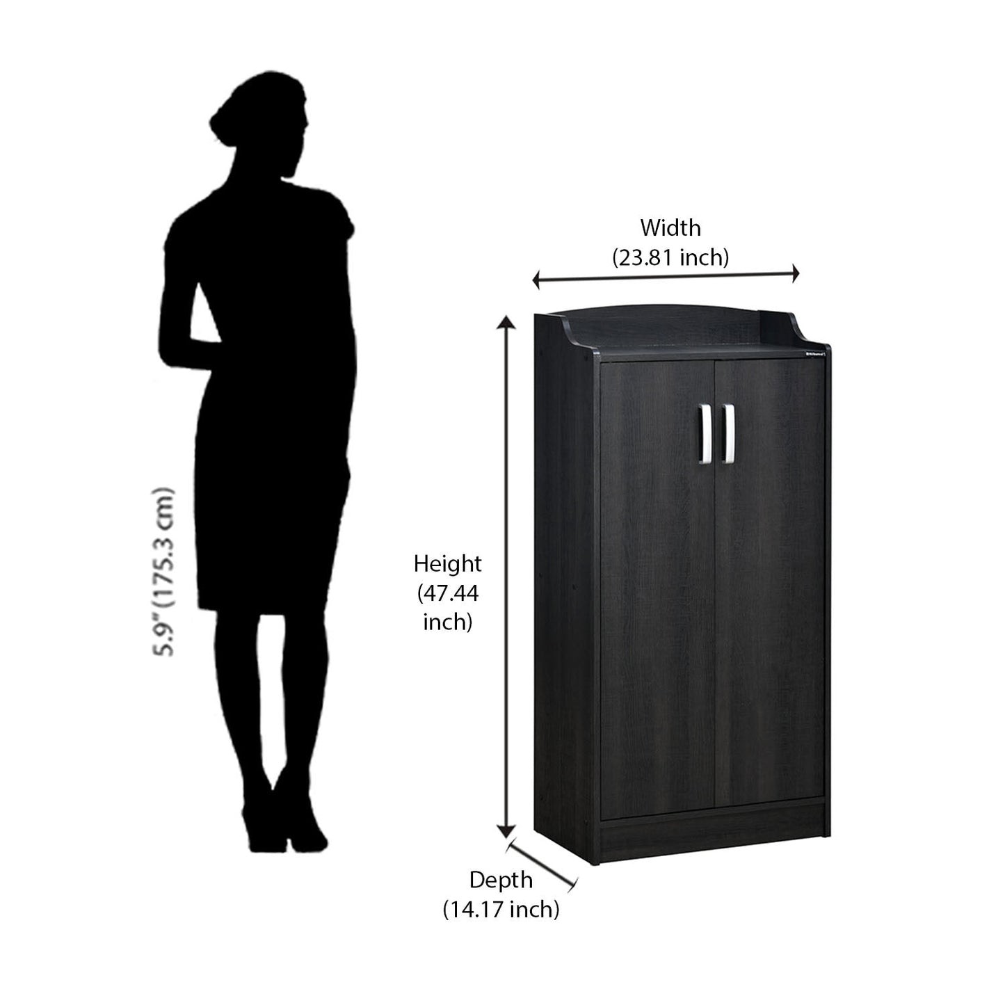 Nilkamal Claymont Shoe Cabinet / Rack