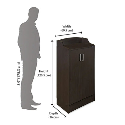 Nilkamal Claymont Engineered Wood Shoe Cabinet