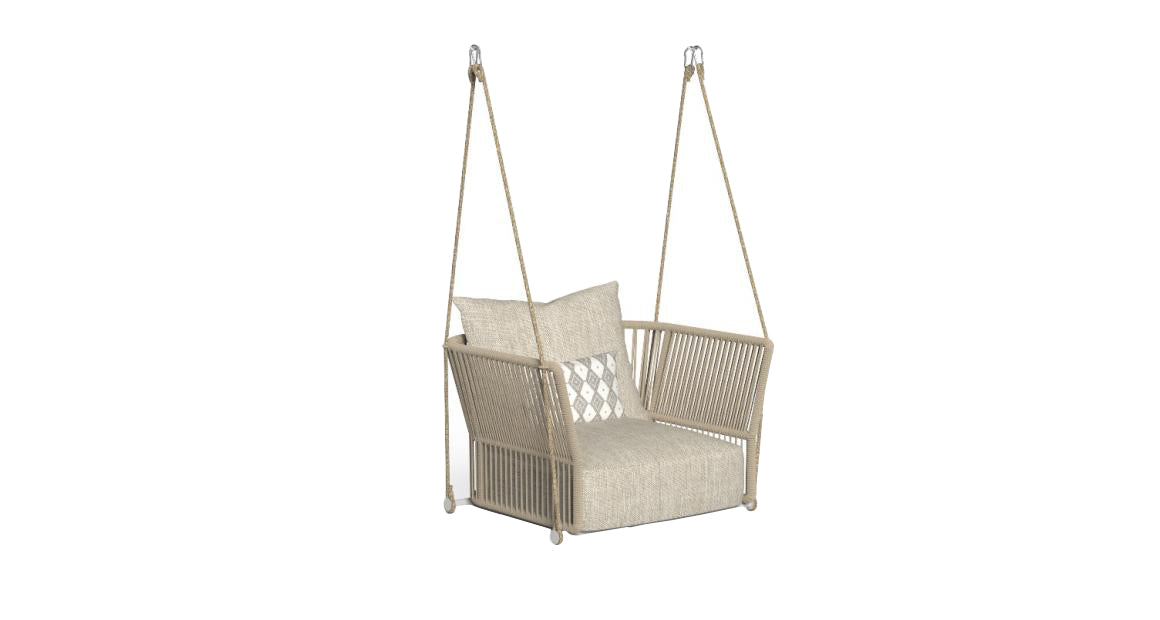 Afon Single Seater Hanging Swing Without Stand For Balcony, Garden Swing