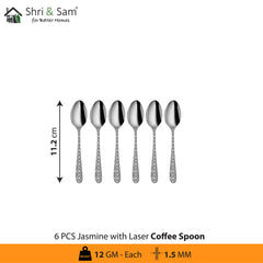 Stainless Steel Cutlery with Laser 5 Jasmine