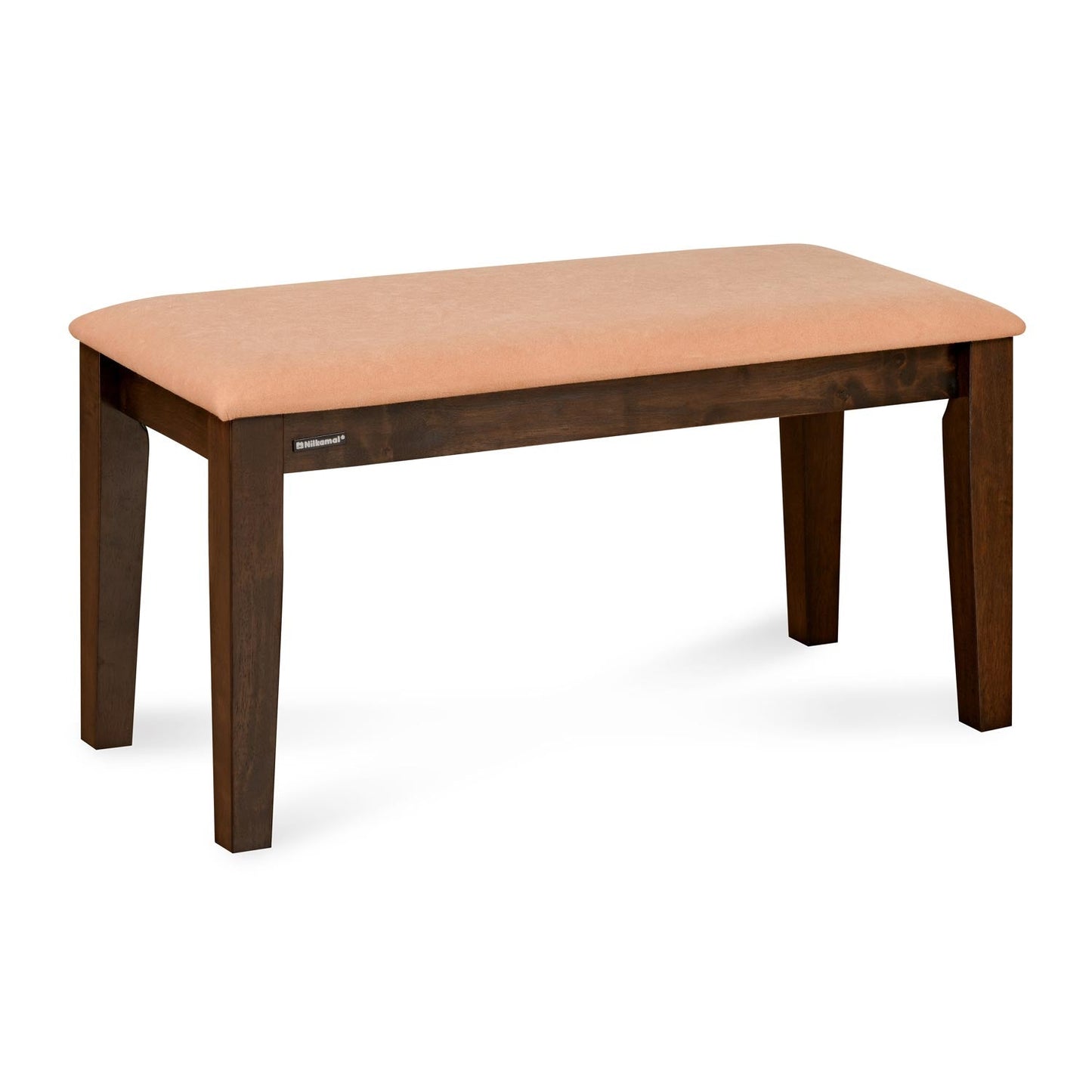 Nilkamal Colombia Multi Use Medium Sitting Bench for Living Room | Dining Room (Wenge)