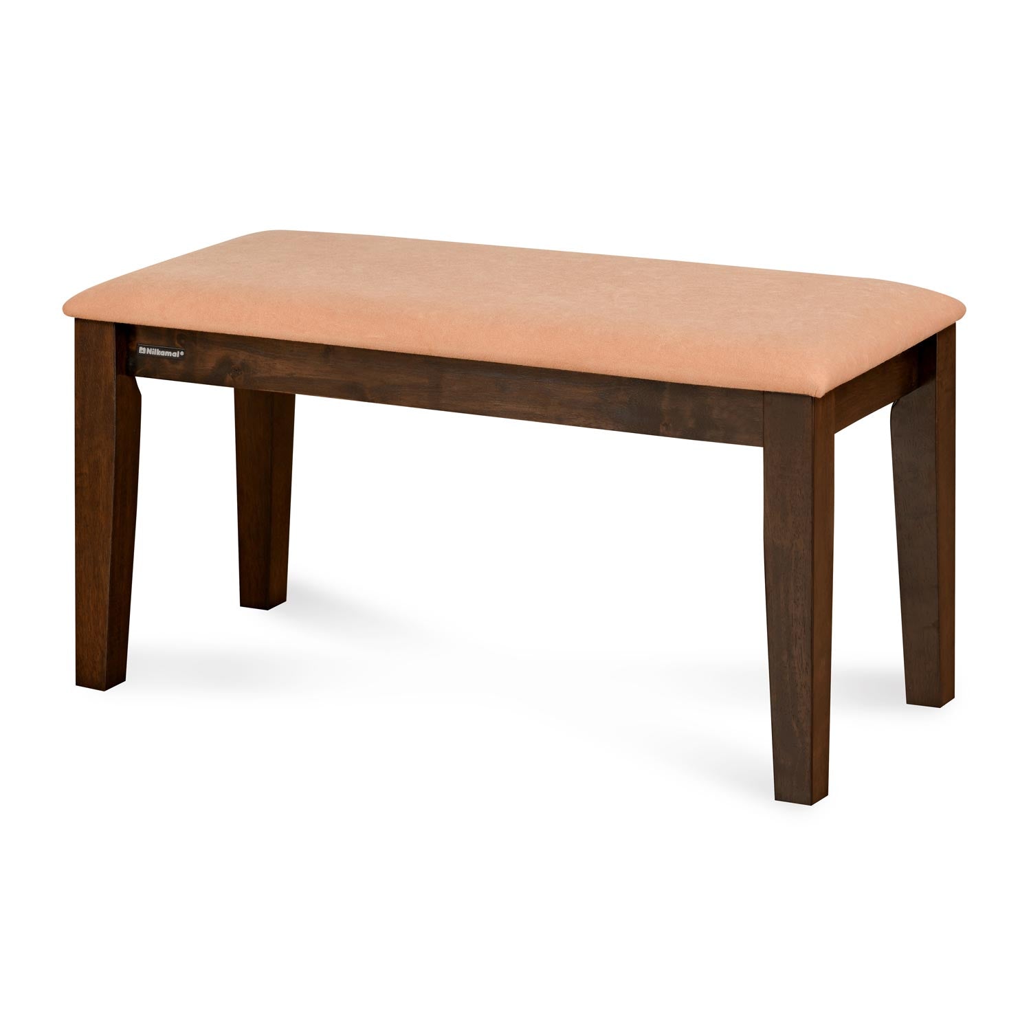 Nilkamal Colombia Multi Use Medium Sitting Bench for Living Room | Dining Room (Wenge)