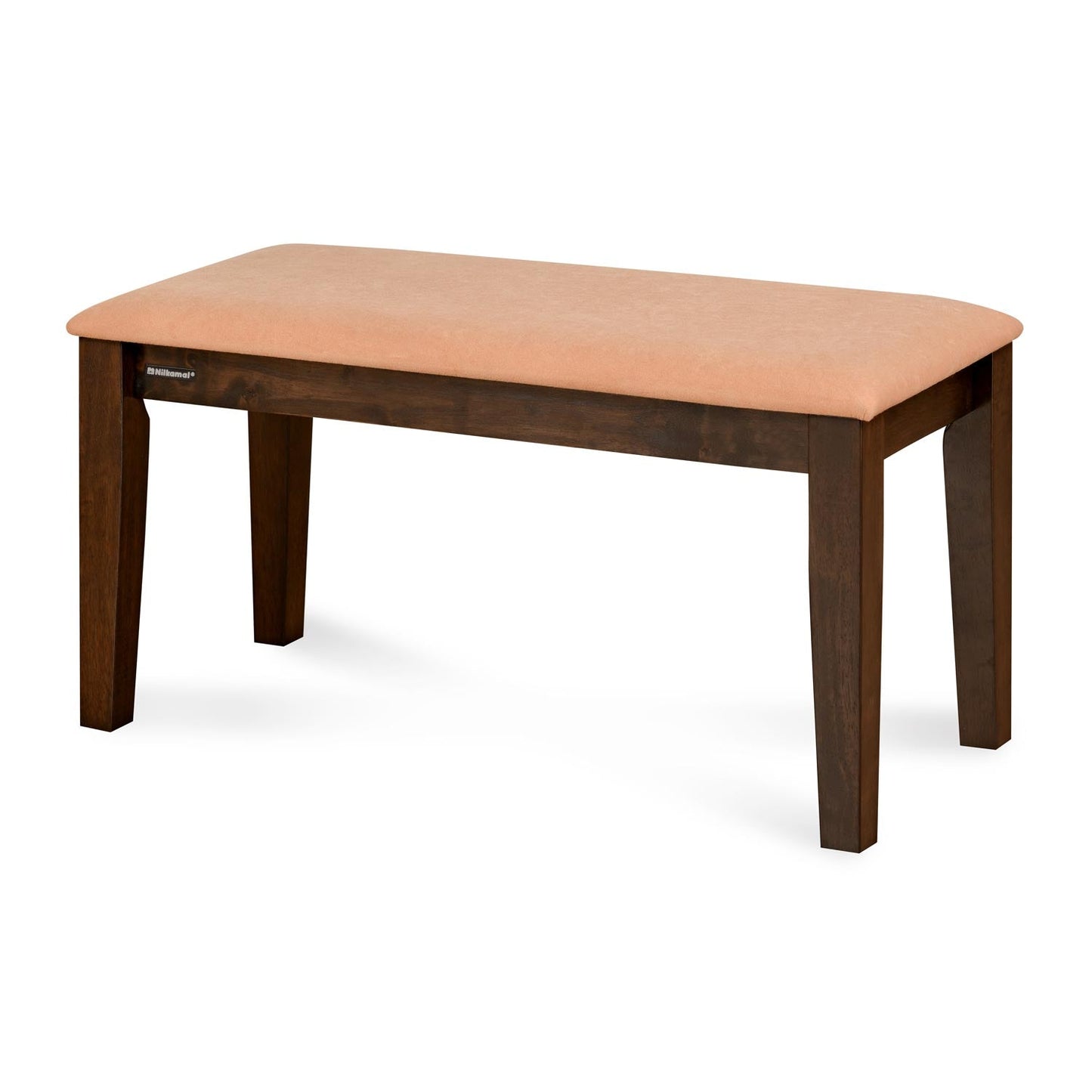 Nilkamal Colombia Multi Use Medium Sitting Bench for Living Room | Dining Room (Wenge)