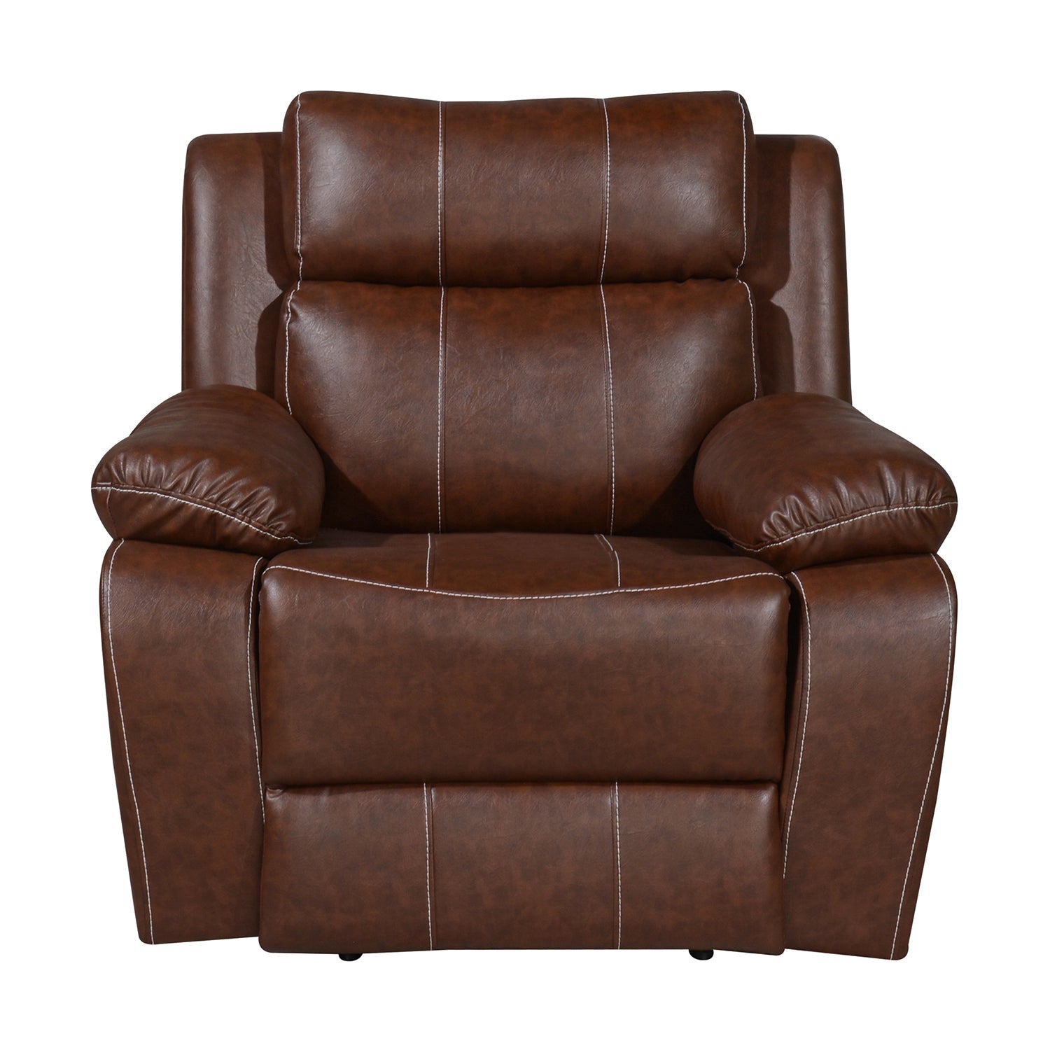 Nilkamal Commander 1 Seater PVC Recliner (Light Brown)