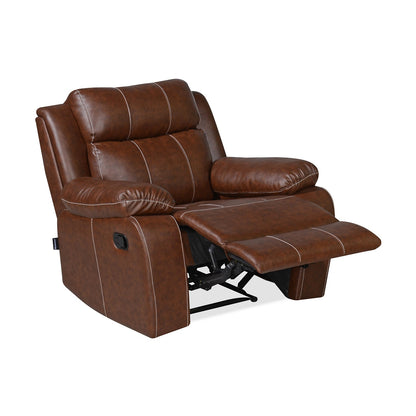 Nilkamal Commander 1 Seater PVC Recliner (Light Brown)