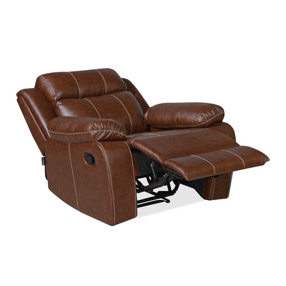 Nilkamal Commander 1 Seater PVC Recliner (Light Brown)