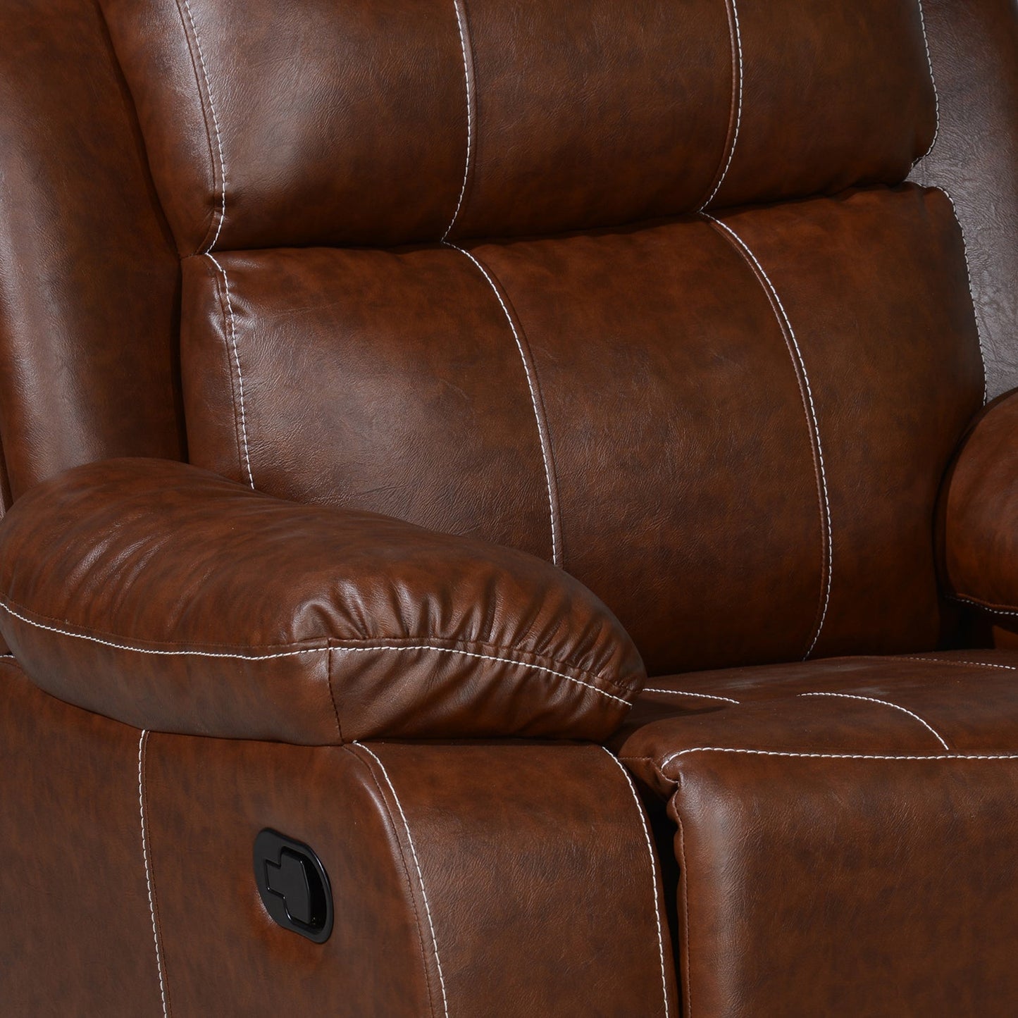 Nilkamal Commander 1 Seater PVC Recliner (Light Brown)