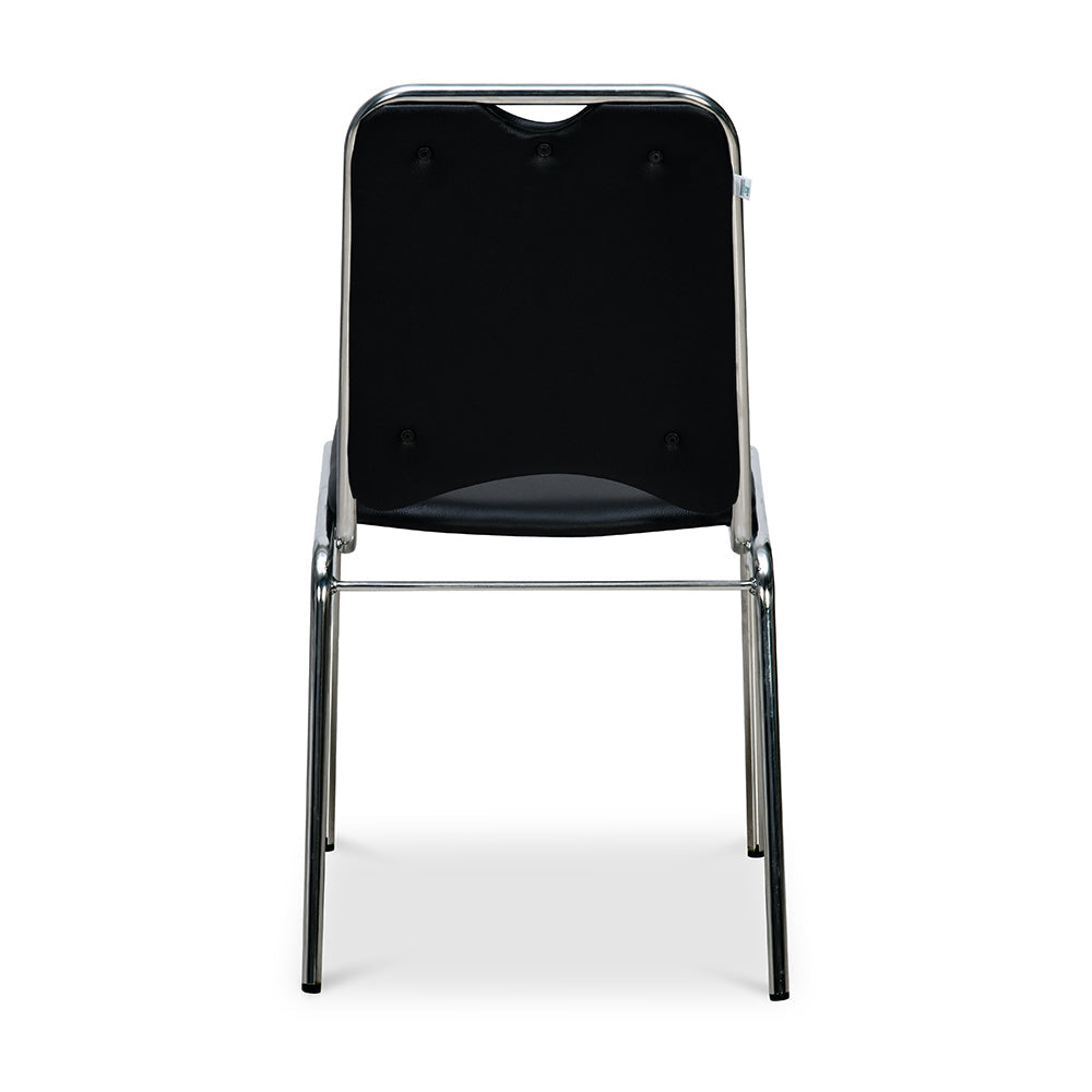 Nilkamal Contract 05 without Arm Visitor Chair (Black)