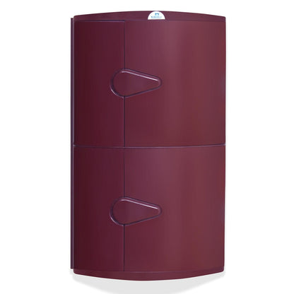 Nilkamal 2 Door Plastic Storage Corner Cabinet (Maroon)