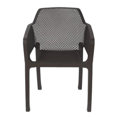 Nilkamal Captain Plastic Arm Chair (Season Rust Brown)