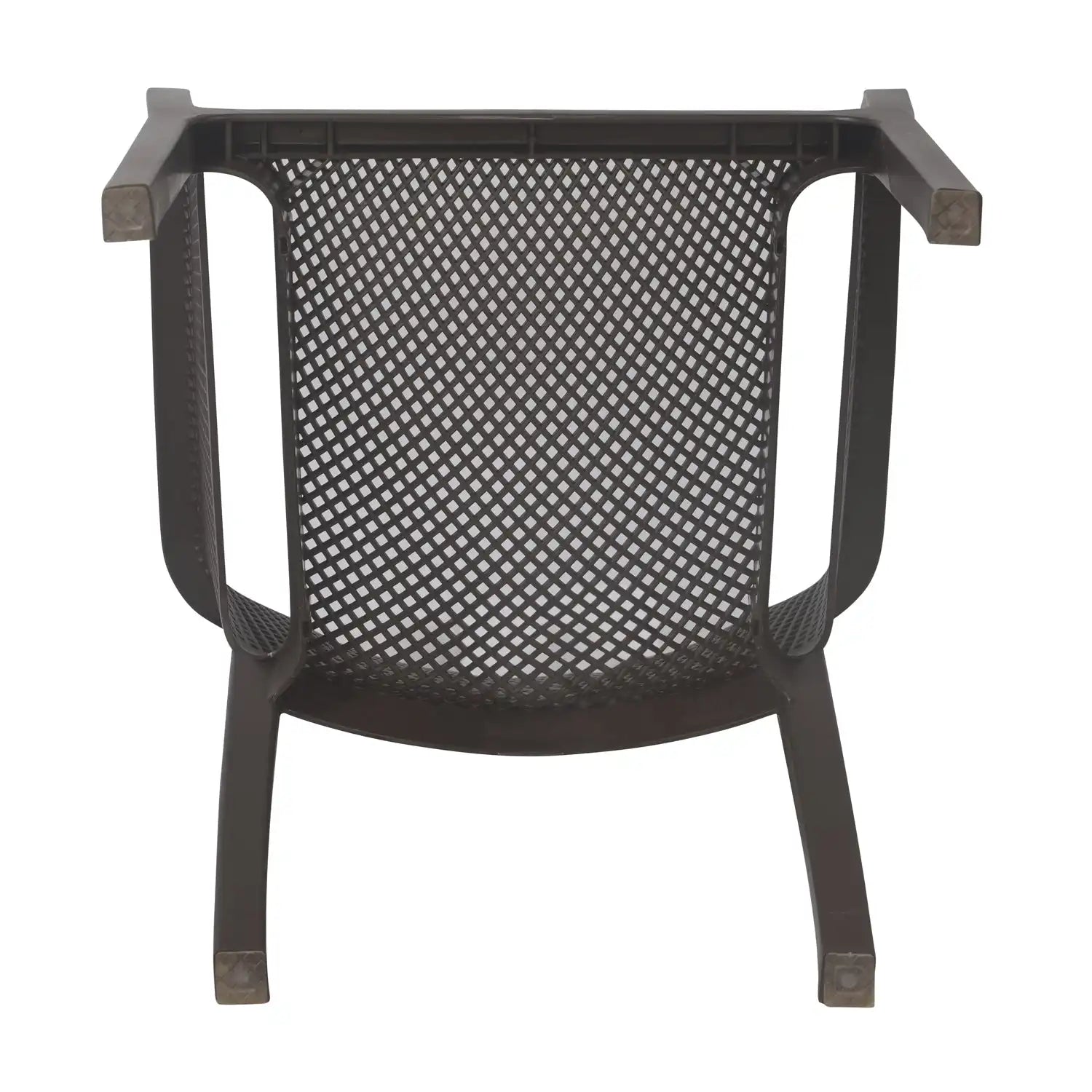 Nilkamal Captain Plastic Arm Chair (Season Rust Brown)
