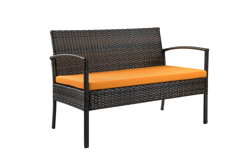 Clone Outdoor Sofa Set 2 Seater , 2 Single seater and 1 Center Table Set (Brown)