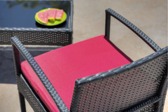 Aver Outdoor Sofa Set 2 Seater , 2 Single seater and 1 Center Table Set (Black)
