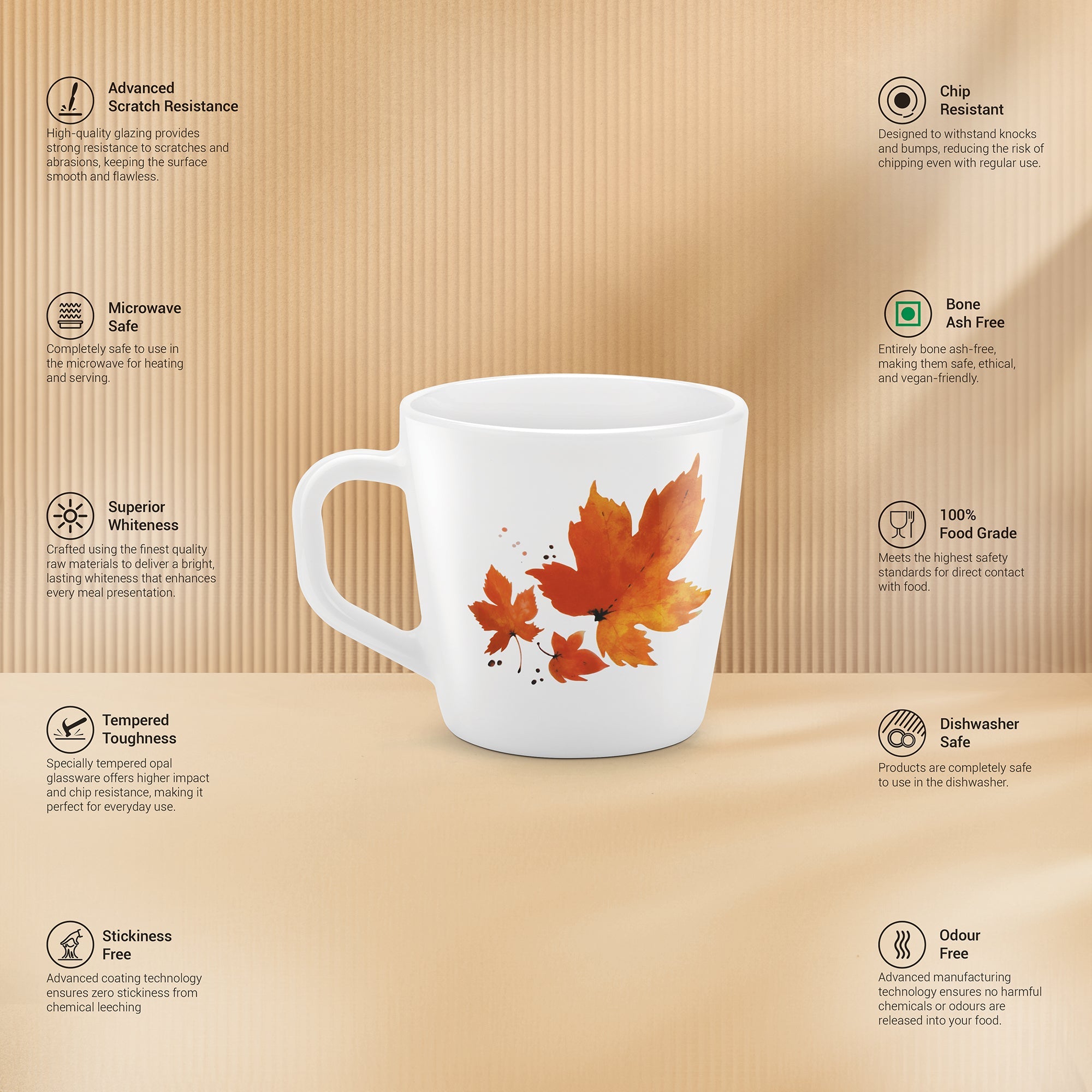 Carmine Cup Set - MAPELLE (Treo by Milton)