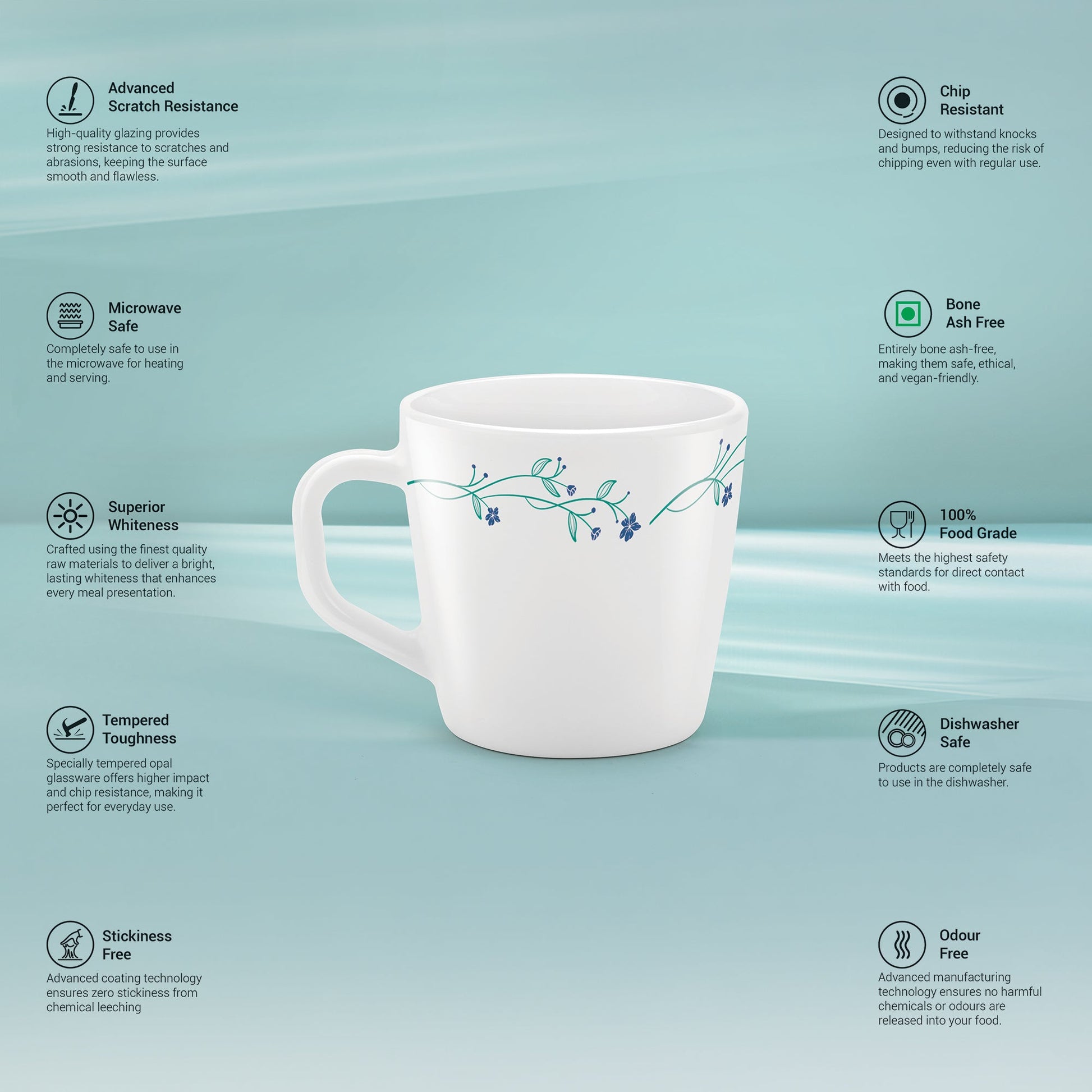 Carmine Cup Set - MUREL (Treo by Milton)