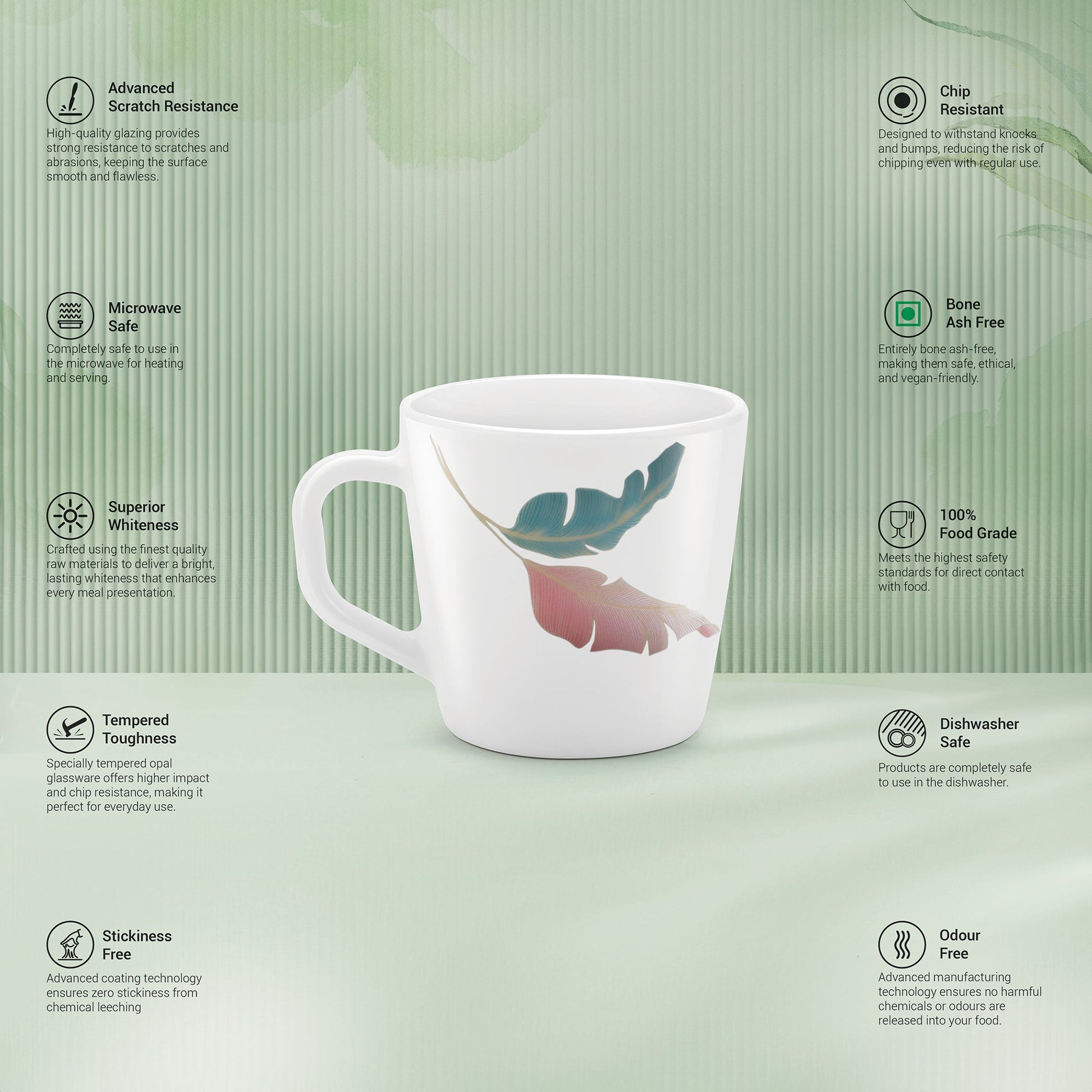 Carmine Cup Set - PALMA (Treo by Milton)