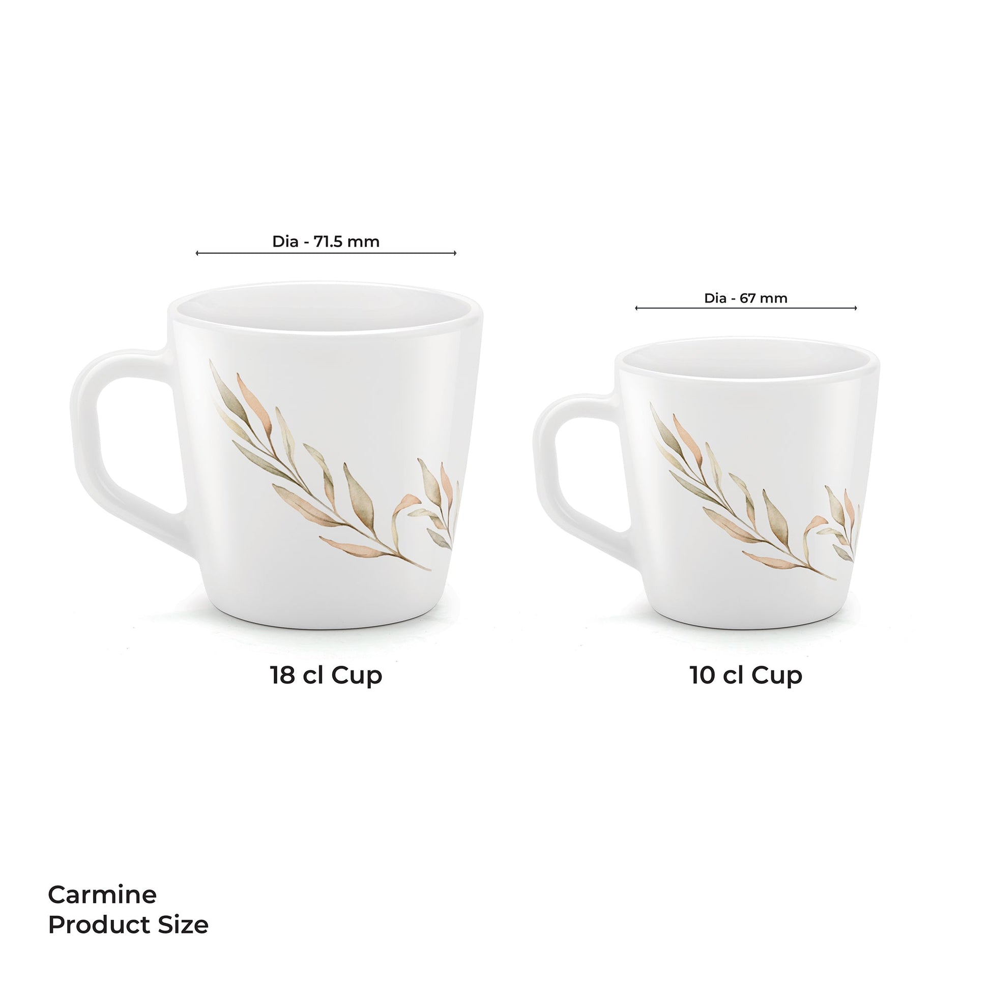 Carmine Cup Set - SELENE (Treo by Milton)