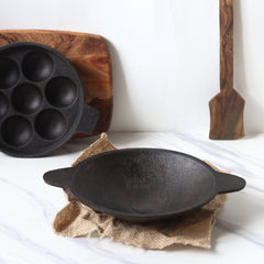 Cast Iron Appam Pan by Velanstore