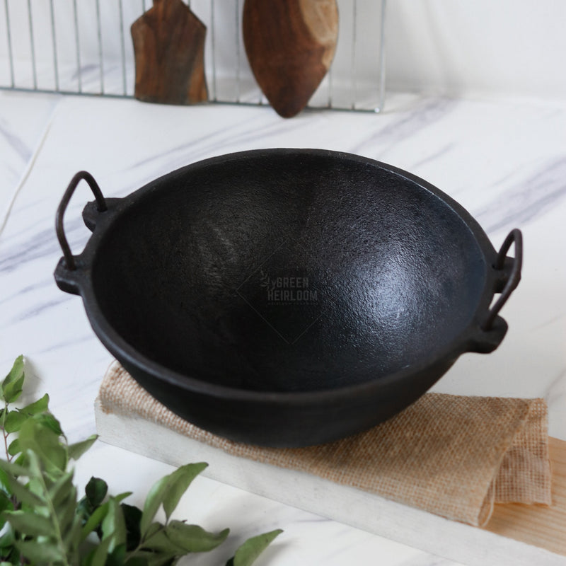 Cast Iron Wok - Velanstore