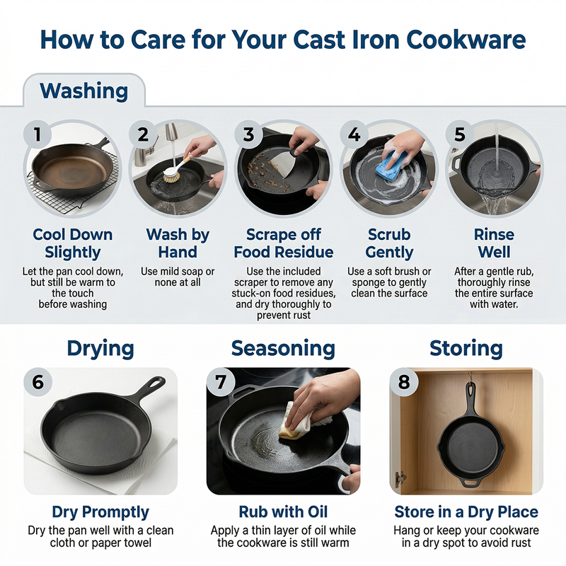 BlackForge Cast Iron Frypan