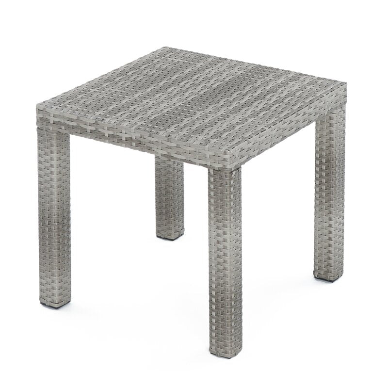 Arlons Outdoor Garden Balcony Sofa Set 3 Seater, 2 Single seater, 2 Ottoman and 1 Center Table Conversation Set (Silver+Dark Grey)