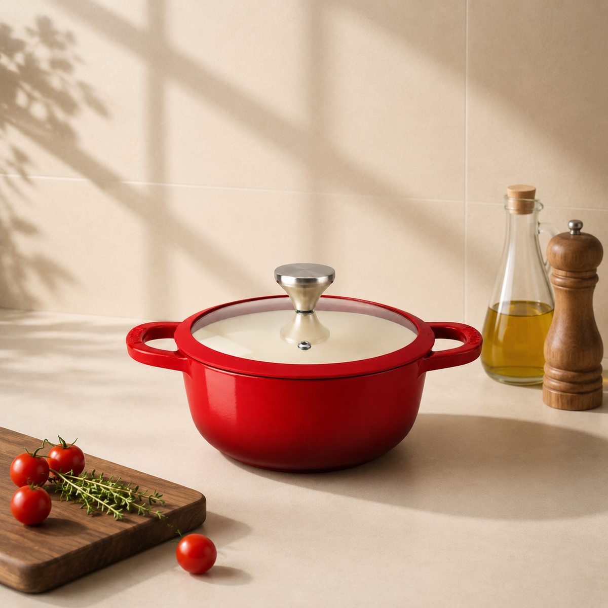 Vinod Cast Iron Freya Saucepot  - 20 cm -  2 L