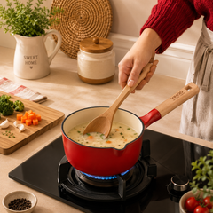 Vinod Cast Iron Freya Sauce Pan - 16 cm - 1.4 L