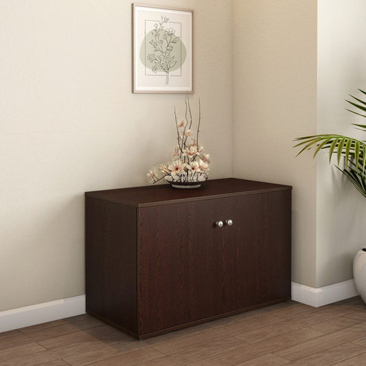 Nilkamal Churchill Shoe Cabinet (Classic Walnut)