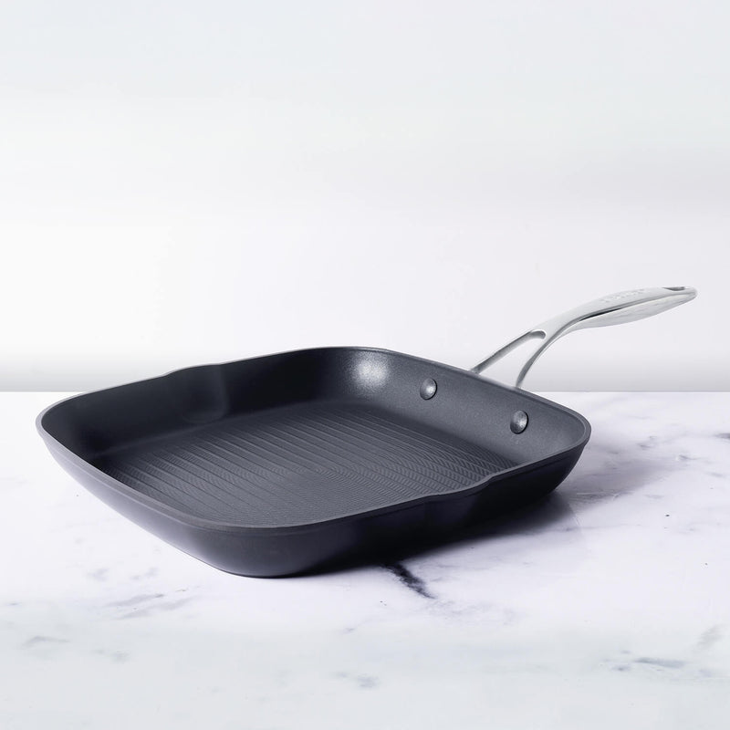 Circulon Non-Stick Hard Anodized Square Griddle Pan, 28cm