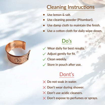 Pure Copper Jai Mata Di Bangle Handcrafted Spiritual Bracelet