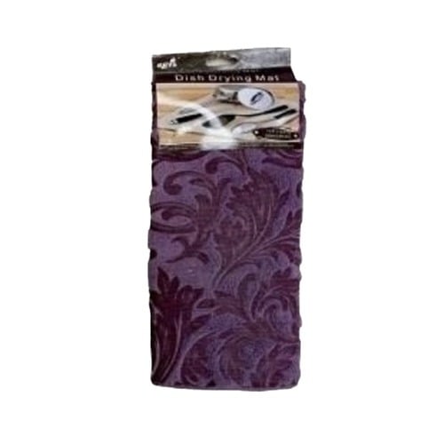 Sakoraware Water Absorbent kitchen mat for wet utensils Microfiber Dish Drying Mat for Kitchen Utensils |dish splash proof mat |kitchen absorbent draining mat| Reversible (50x90 cm, XXL Size, Multicolour)