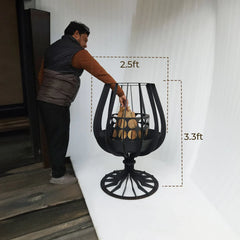 Nova Glass Shape Outdoor Fire Pits