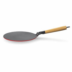 Cast Iron Concave Tawa with Enamel Coating (Milton Procook)