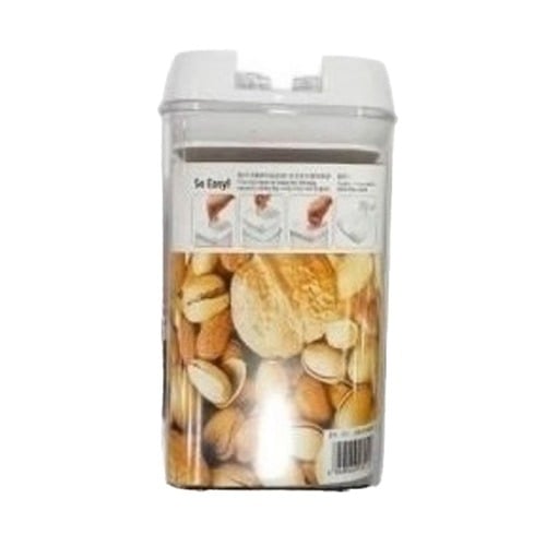 SKYFUN Plastic Grocery Container - 800 ml  (Pack of 2, Clear)