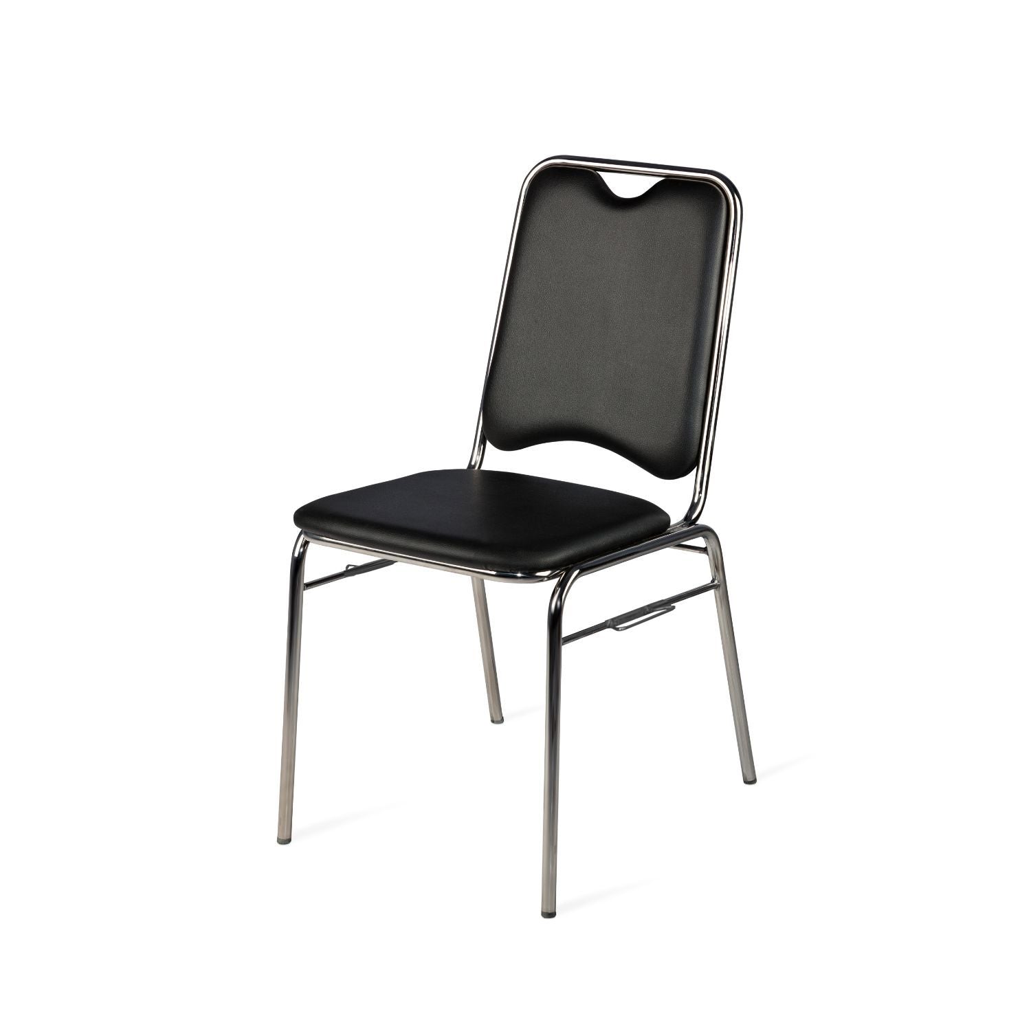 Nilkamal Contract 05 without Arm Visitor Chair (Black)