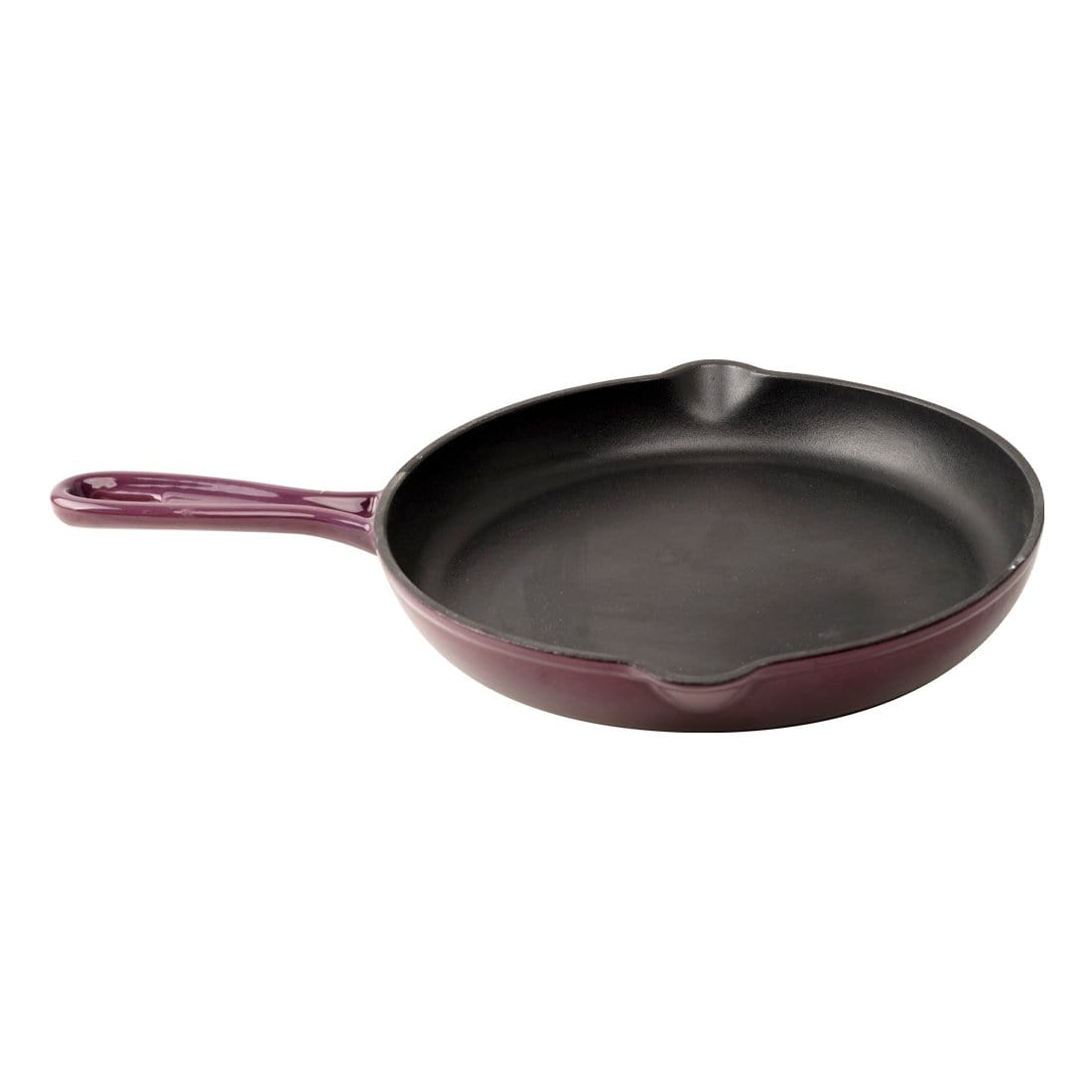 Ferro Cast-iron 26 cm Frying Pan, Corrosion-Resistant Coating, Compatible on Induction, 1.6 L, 5 Years Warranty, Purple