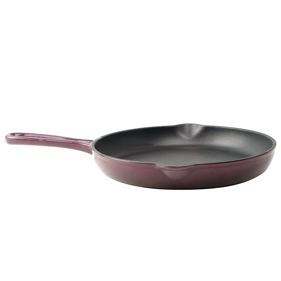 Ferro Cast-iron 26 cm Frying Pan, Corrosion-Resistant Coating, Compatible on Induction, 1.6 L, 5 Years Warranty, Purple
