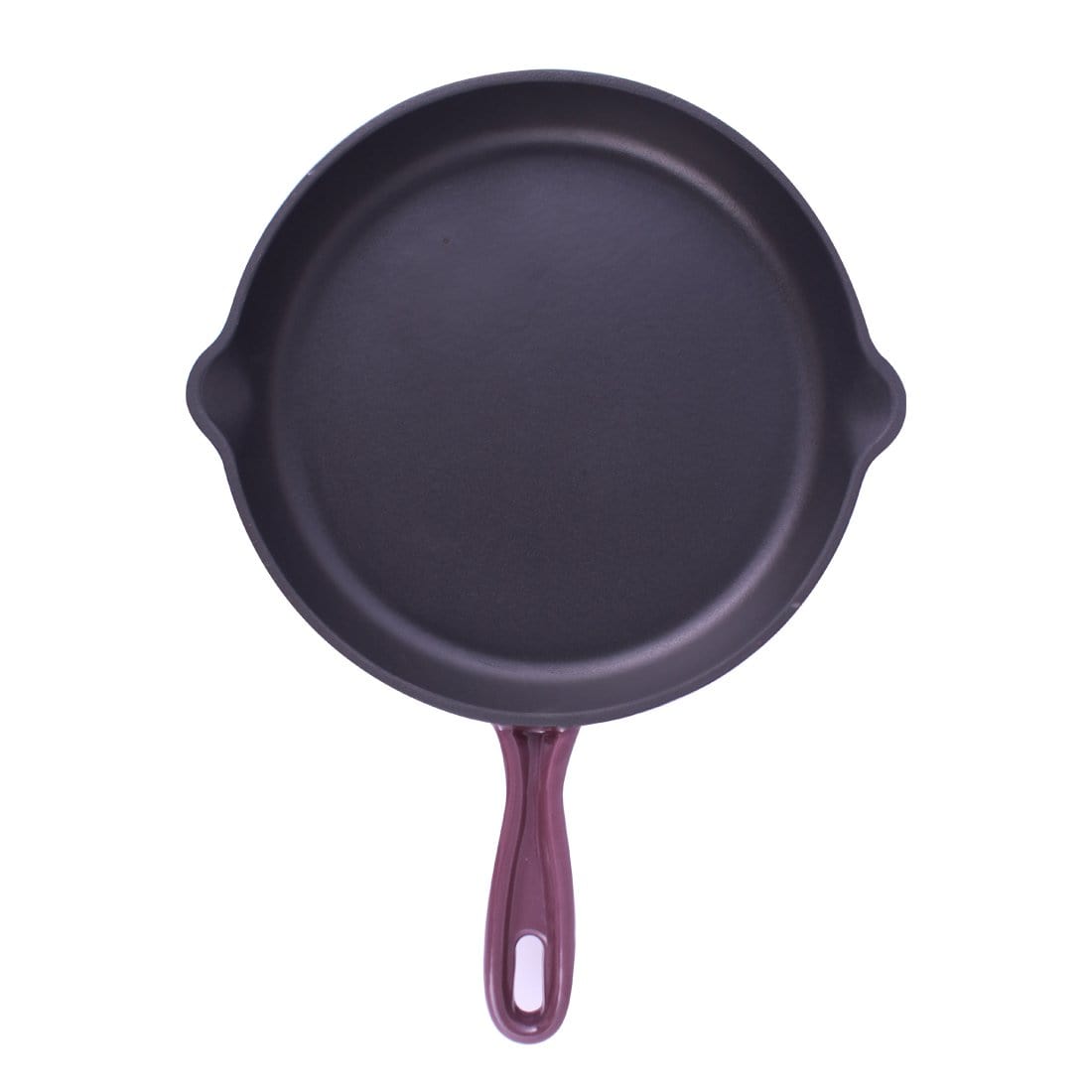 Ferro Cast-iron 26 cm Frying Pan, Corrosion-Resistant Coating, Compatible on Induction, 1.6 L, 5 Years Warranty, Purple