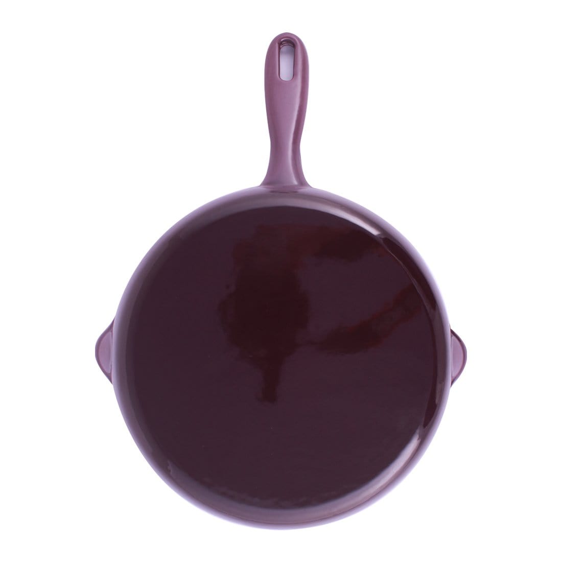 Ferro Cast-iron 26 cm Frying Pan, Corrosion-Resistant Coating, Compatible on Induction, 1.6 L, 5 Years Warranty, Purple