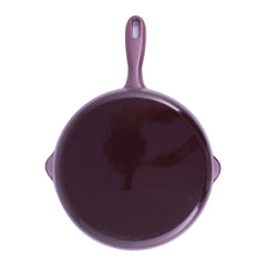 Ferro Cast-iron 26 cm Frying Pan, Corrosion-Resistant Coating, Compatible on Induction, 1.6 L, 5 Years Warranty, Purple