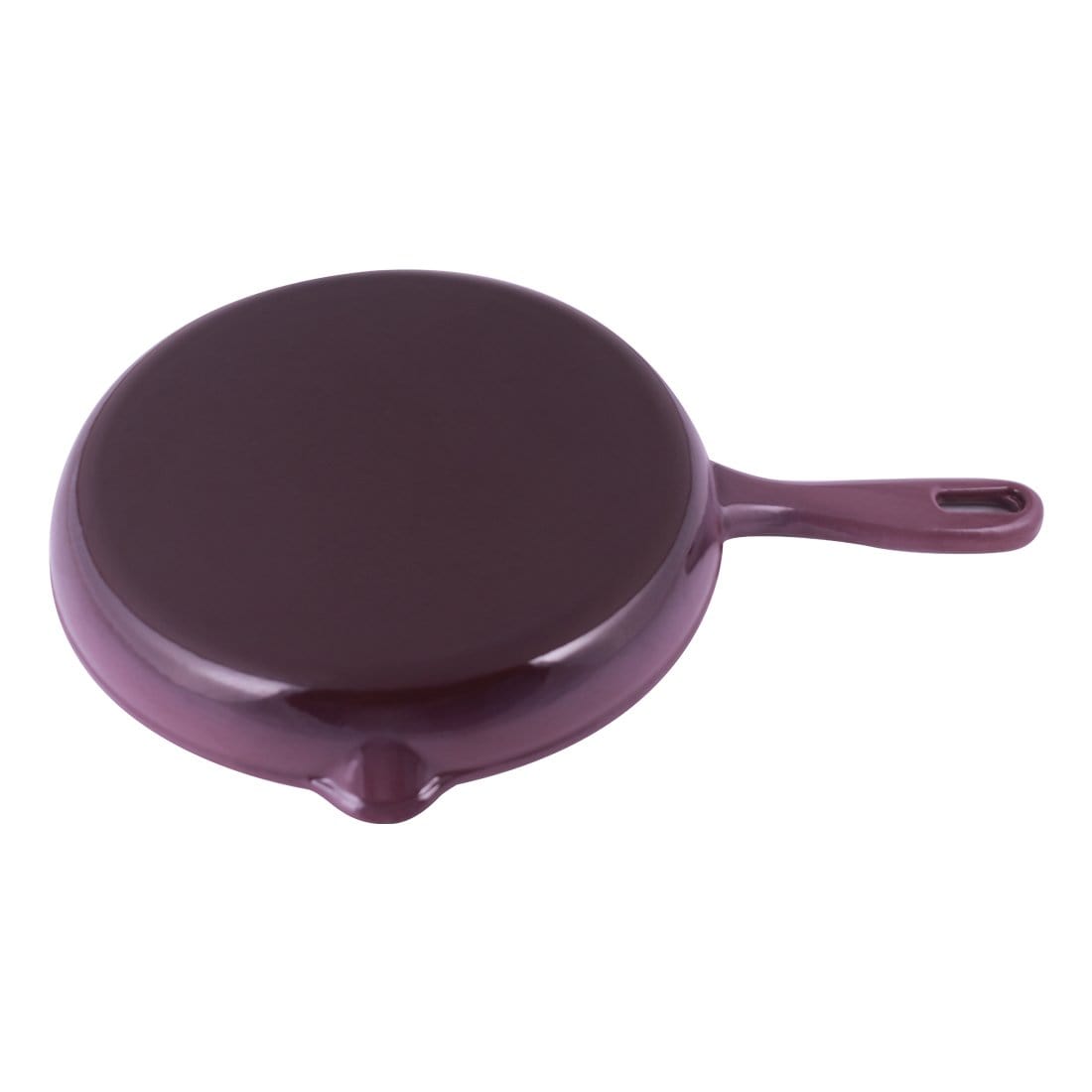 Ferro Cast-iron 26 cm Frying Pan, Corrosion-Resistant Coating, Compatible on Induction, 1.6 L, 5 Years Warranty, Purple