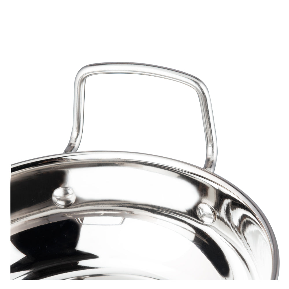 Vinod Stainless Steel Kadai With Lid - 5.8 L