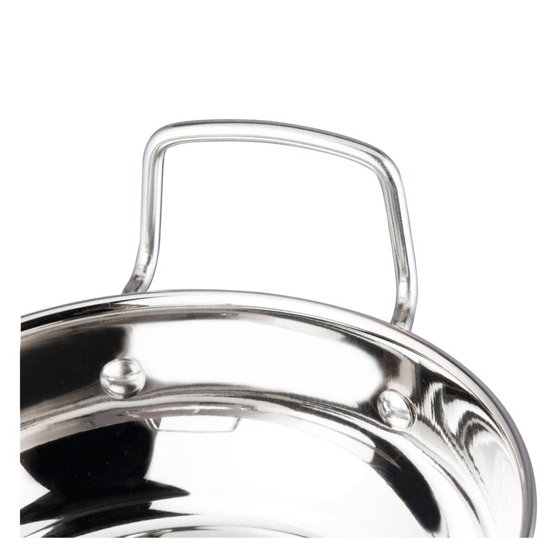 Vinod Stainless Steel Kadai With Lid - 5.8 L