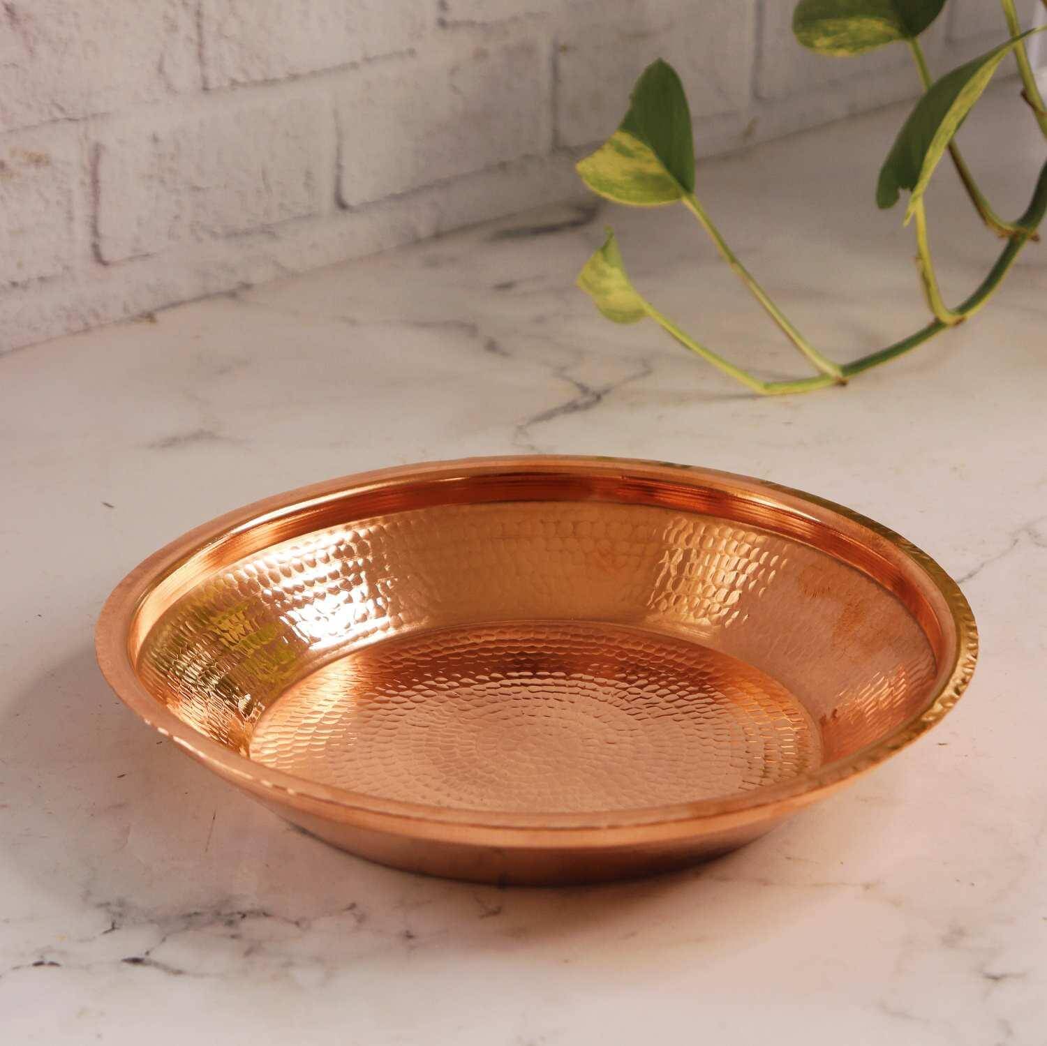 Copper Puja Thali