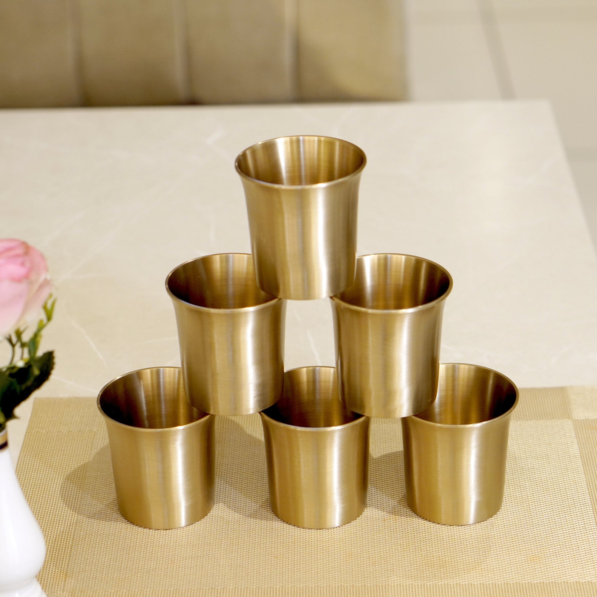 Bronze / Kansa Glasses in Glossy Finish and matte finish