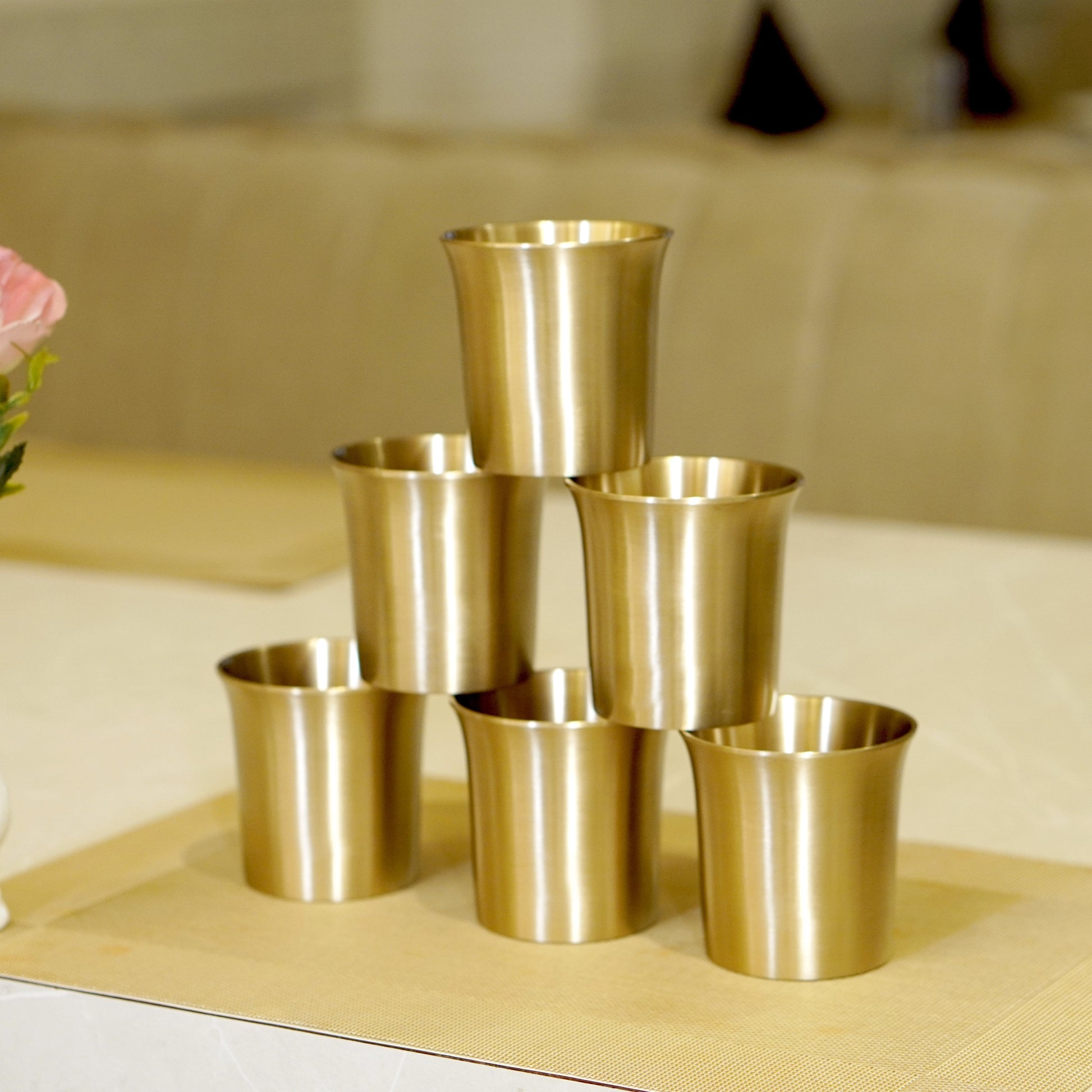 Bronze / Kansa Glasses in Glossy Finish and matte finish