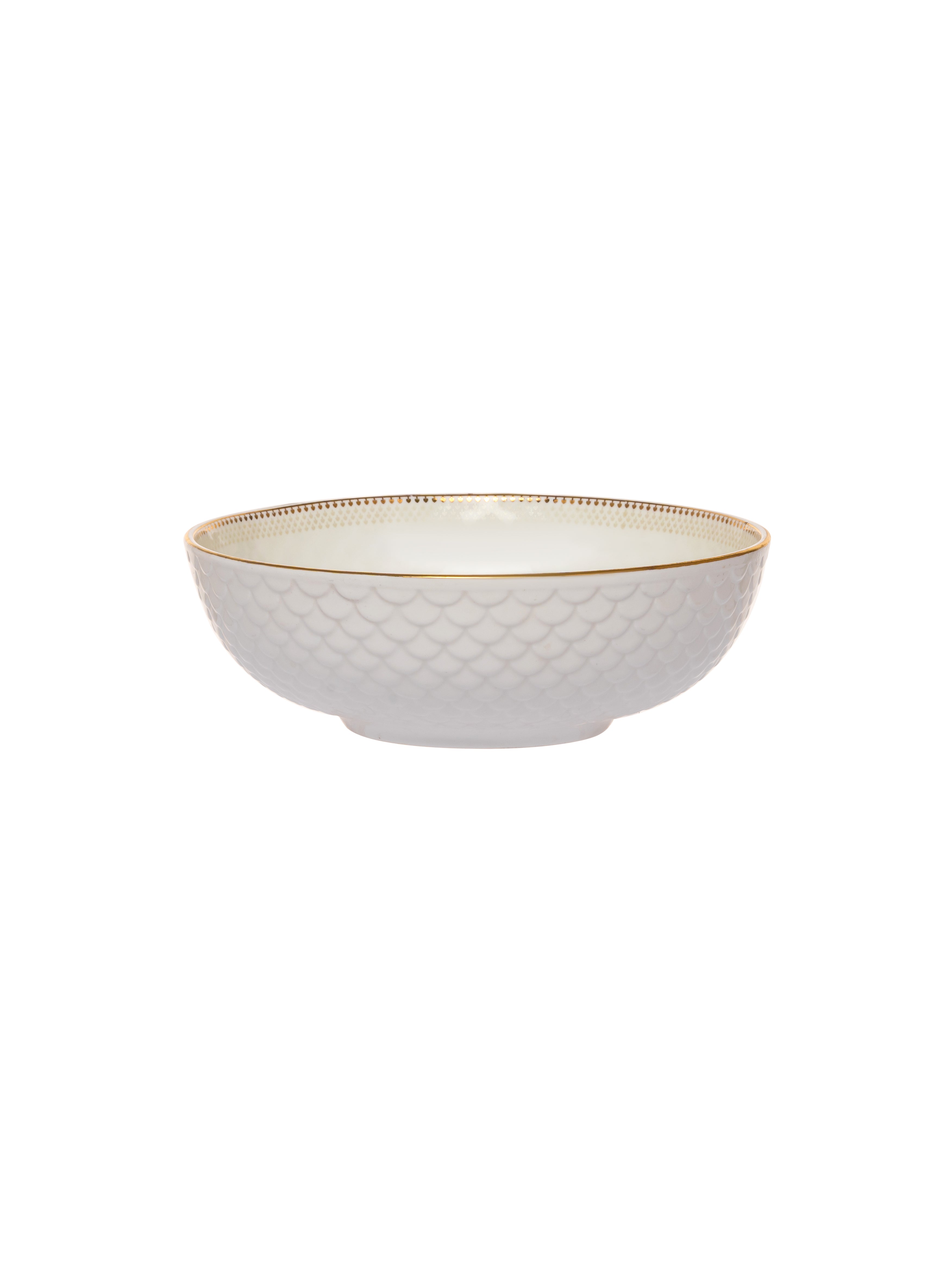 Ripple Impression Dinner Set of 34 (1409), For Family of 6