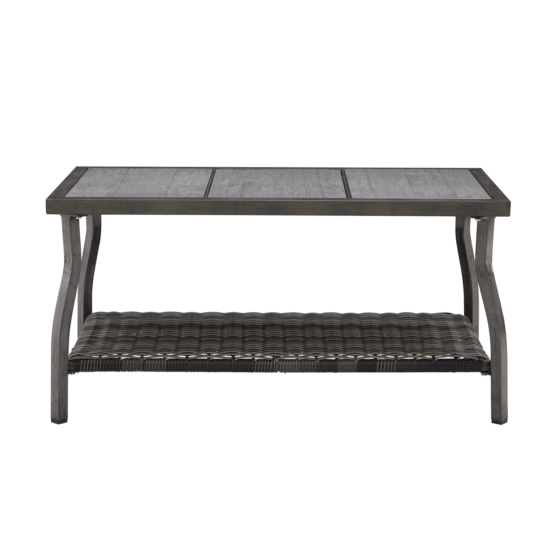 Mishil Outdoor Sofa Set 2 Seater, 2 Single seater and 1 Center Table (Grey)